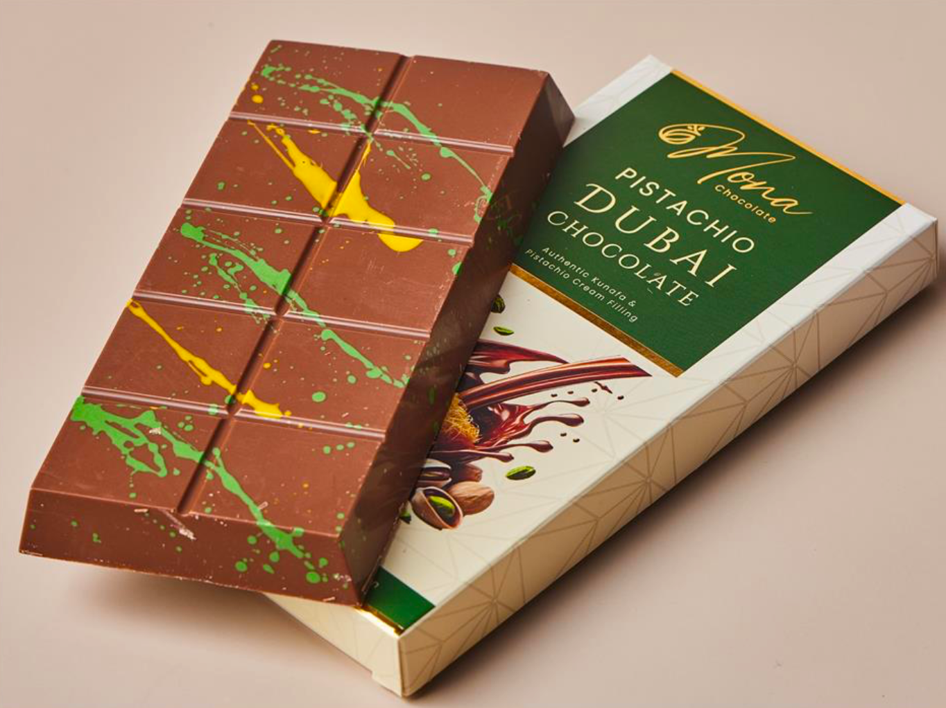 Pistachio Dubai Chocolate Bar