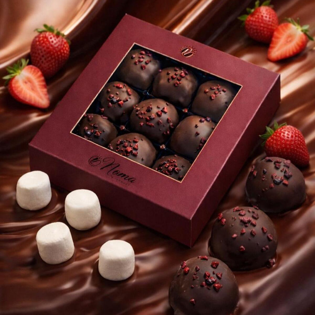 Chewy Strawberry Marshmallow 9 pcs box