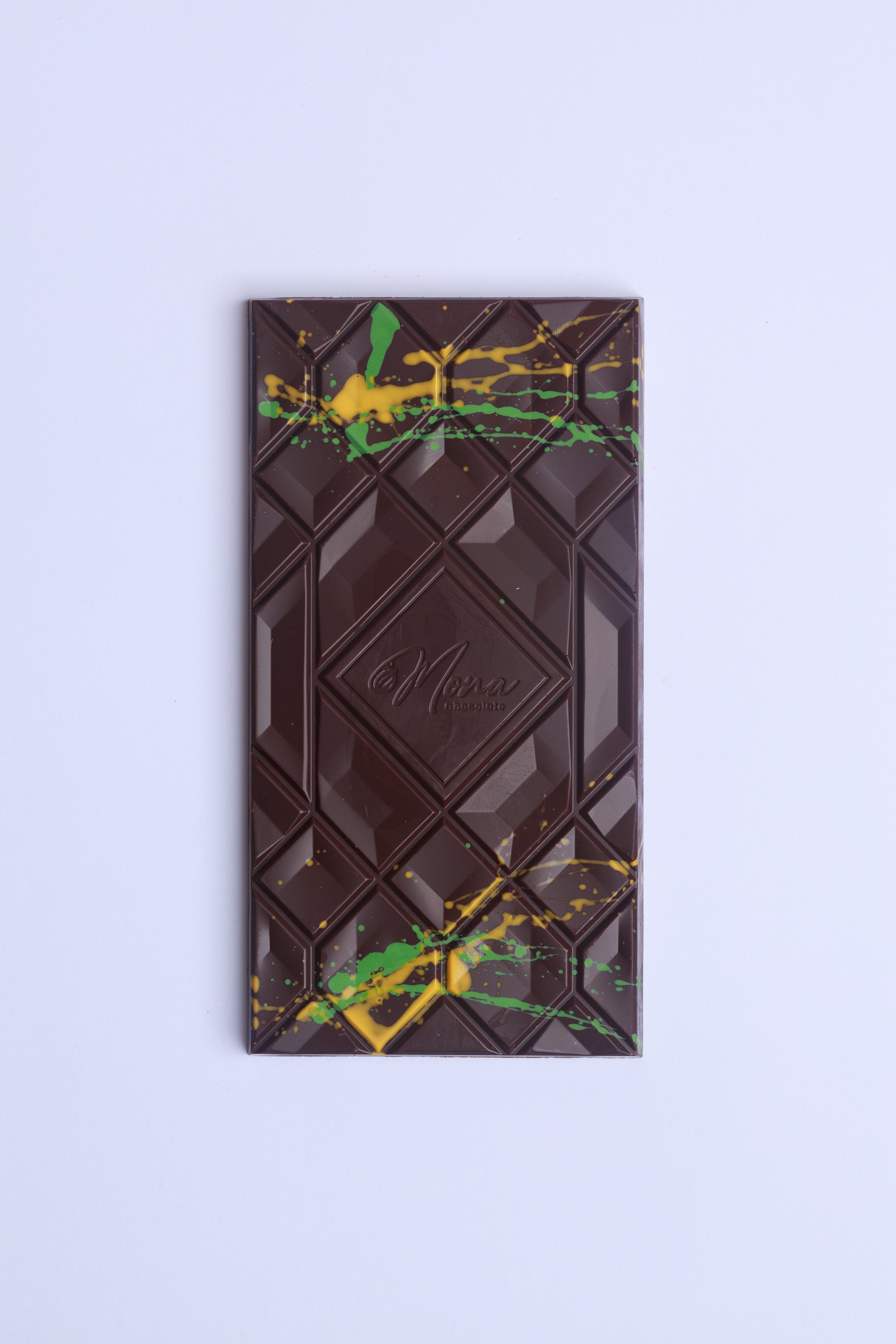 Mona Exclusive Chocolate Bar (3 pcs: Pistachio, Pomegranate, Passion Fruit)