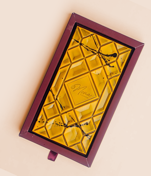 Passion Fruit Dark Chocolate Bar